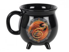 Cana termosensibila in forma de cazan Dragonul Beltane - Anne Stokes 10 cm